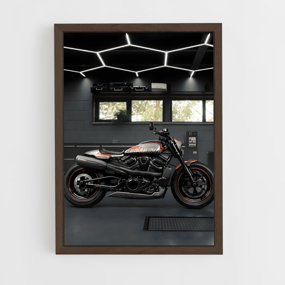 Poster Garage Vroom – affiche Harley-Davidson (vue 5)